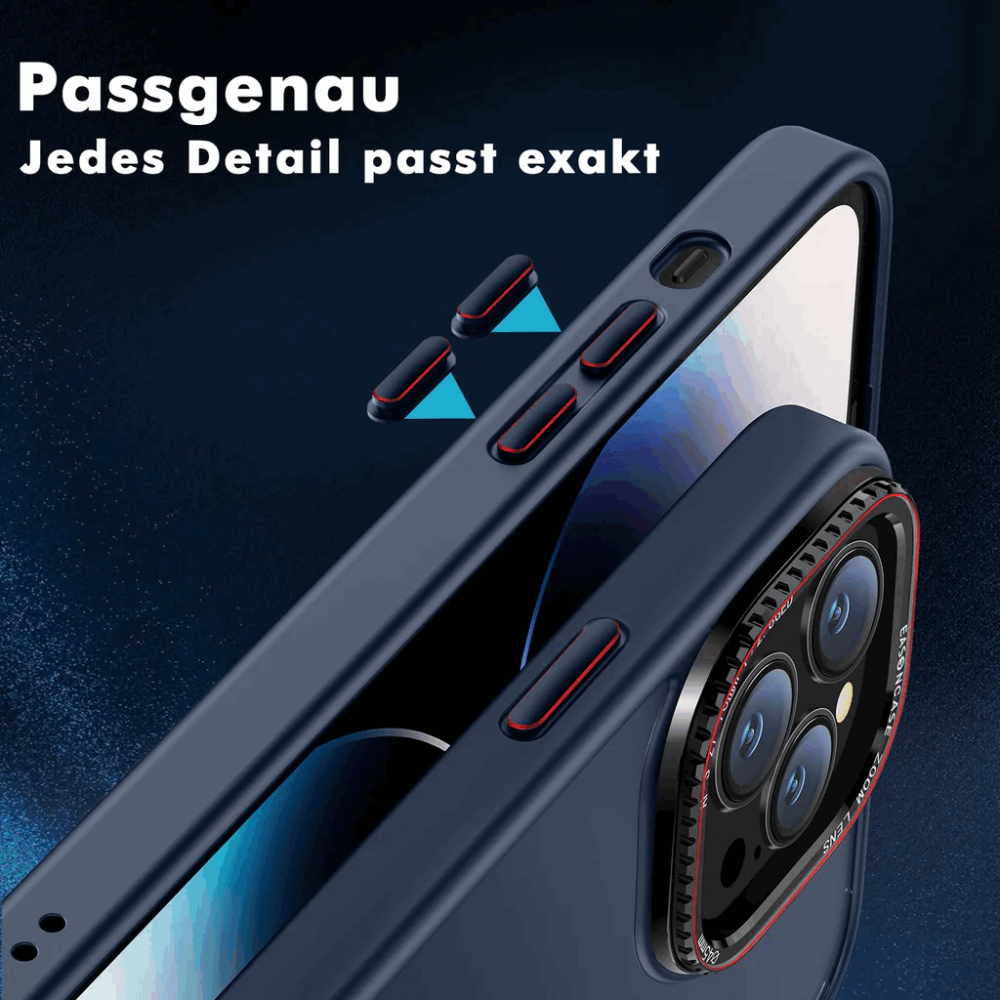 Husă pentru telefon mobil iPhone 14 Pro, 6,1 inch, PuyaTeya, cu protecție Mag Safe, rezistentă la șocuri, rezistentă la zgârieturi, mată translucidă, anti-amprentă, anti-alunecare, bleumarin [2]