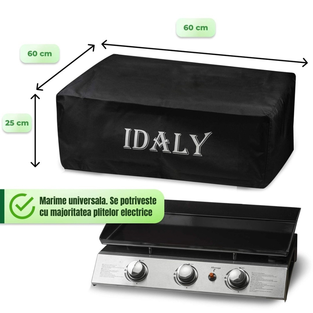 Husa Plita Electrica 60x60x25 cm, impermeabila, cu elastic de fixare, Potrivit si pentru aragaz si gratar [2]