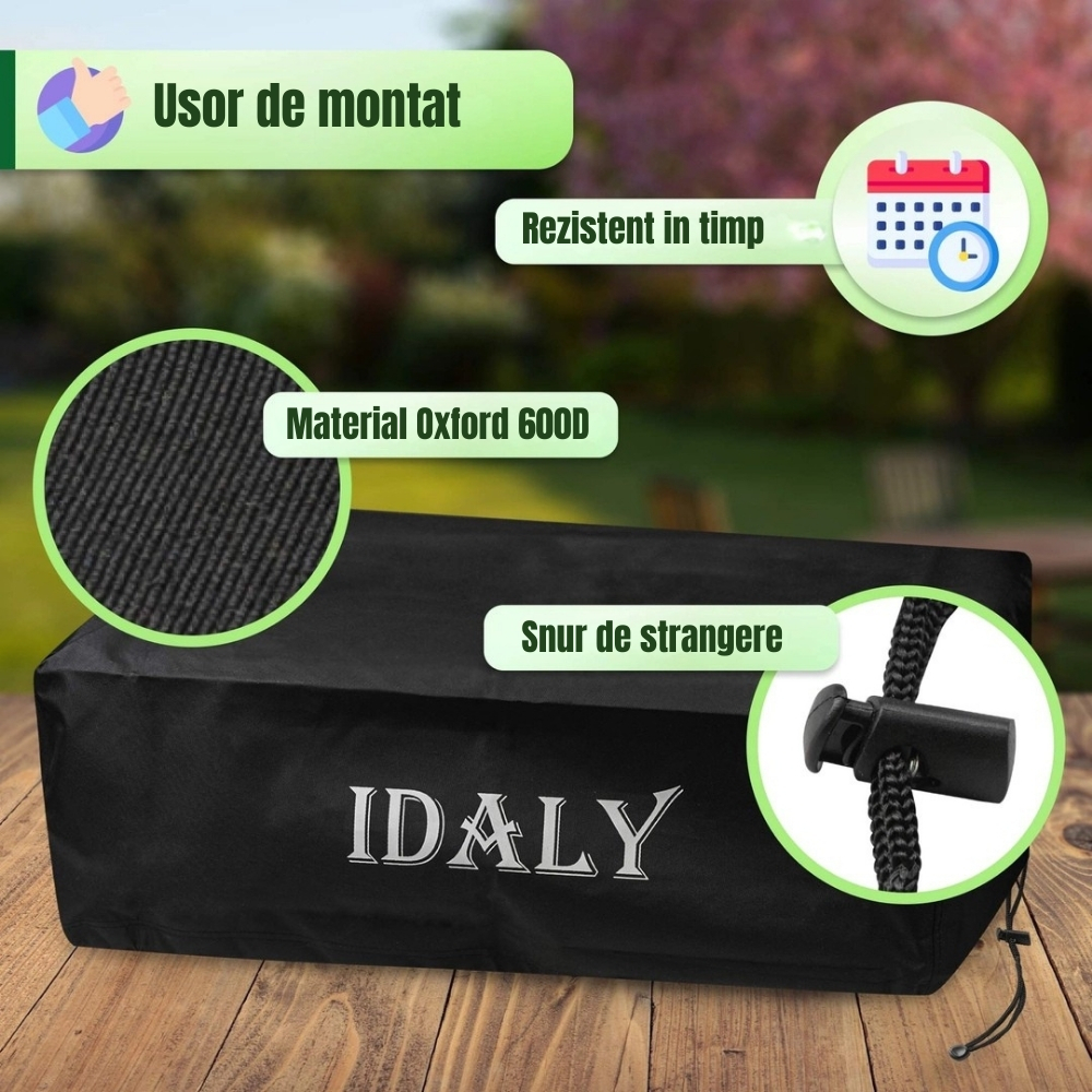 Husa Plita Electrica 60x60x25 cm, impermeabila, cu elastic de fixare, Potrivit si pentru aragaz si gratar [3]