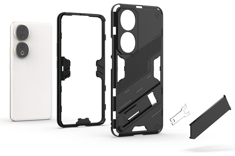 Husa Rezistenta pentru Honor 90 cu Suport Telefon – Design Antisoc, Protectie Dubla [2]