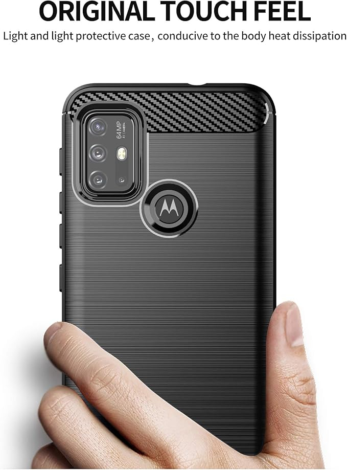 Husă TingYR Ultra Subțire din Silicon pentru Motorola Moto G10/G30, Negru, Rezistentă la Șocuri și Zgârieturi, JUTJ [3]