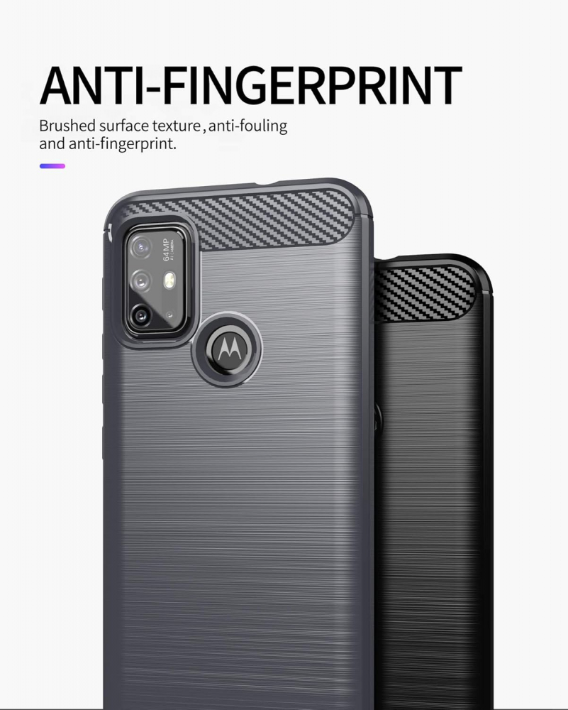Husă TingYR Ultra Subțire din Silicon pentru Motorola Moto G10/G30, Negru, Rezistentă la Șocuri și Zgârieturi, JUTJ [6]