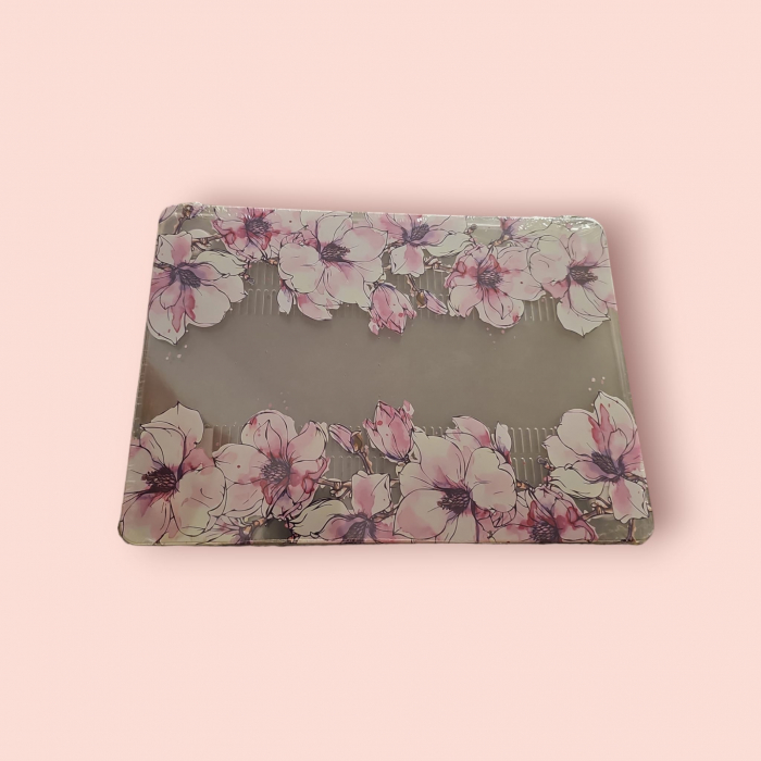 Husa Transparentă BlueSwan cu Model Floral pentru MacBook Air 13.6 inch, M2 & M3 Chip, 2022-2024 [2]
