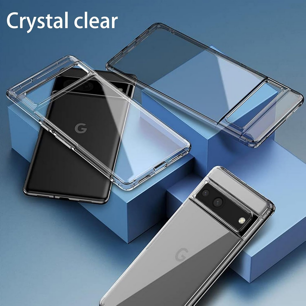 Husa Transparenta Crystal Clear pentru Google Pixel 8a, Protectie Militara, Antisoc, Rezistenta la Zgarieturi [6]