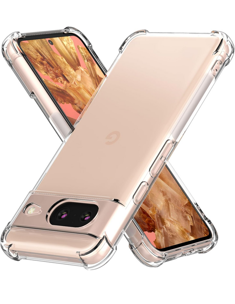 Husa Transparenta pentru Google Pixel 8 (2023), Foluu, Silicon TPU Flexibil, Rezistenta la Zgarieturi, Colturile Intarite, Antisoc [1]