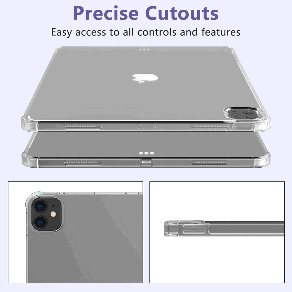 Husă Transparentă Slim pentru iPad Pro 12.9 inch, Generația a 6-a/a 5-a 2022/2021, 6CMZ [5]