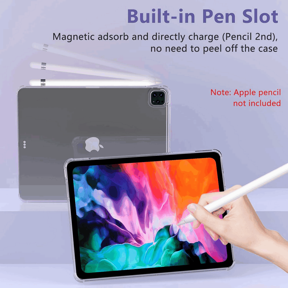 Husă Transparentă Slim pentru iPad Pro 12.9 inch, Generația a 6-a/a 5-a 2022/2021, 6CMZ [3]