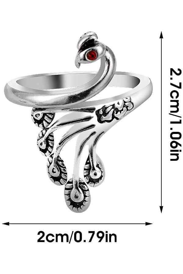 Inel reglabil pentru croșetat și tricotat, set de 3 bucăți, design împletit, suport pentru fir de lână în formă de arc, accesoriu pentru o tricotare mai rapidă [4]