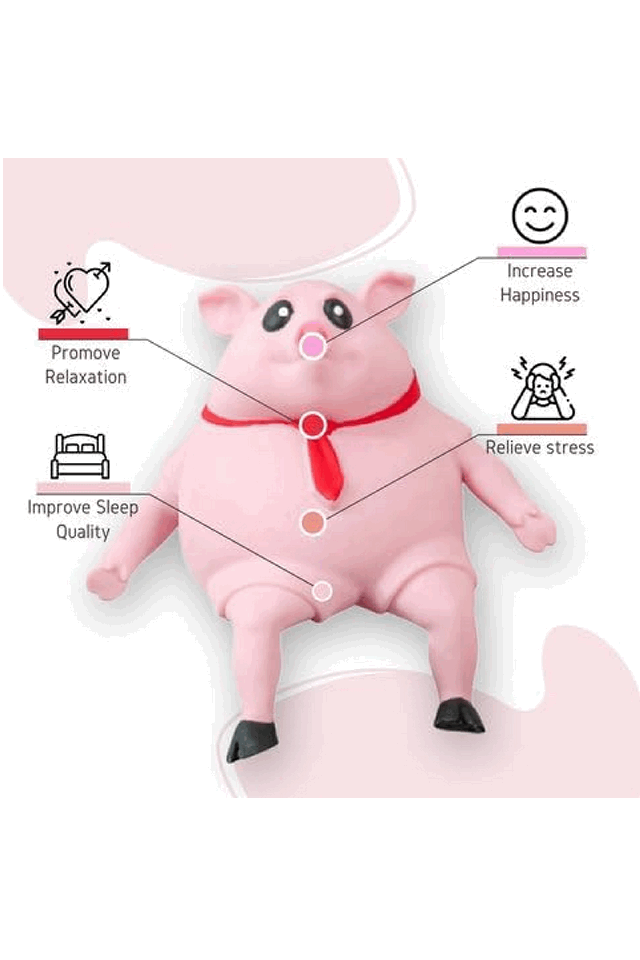 Jucărie Antistres Porceluș Roz, Senzorială, Distractivă pentru Copii și Adulți [2]