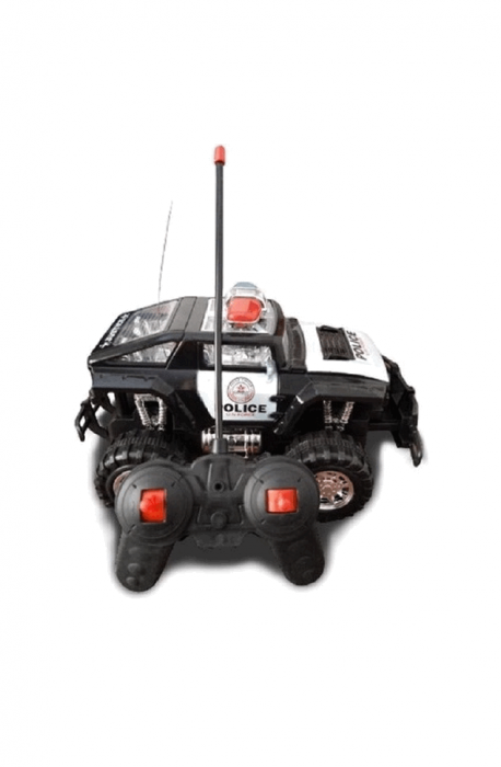 Jucarie Jeep de Politie cu Radiocomanda, OFF-ROAD, Cross-Country,4x4, scara 1:16, 4 Directii, negru [3]