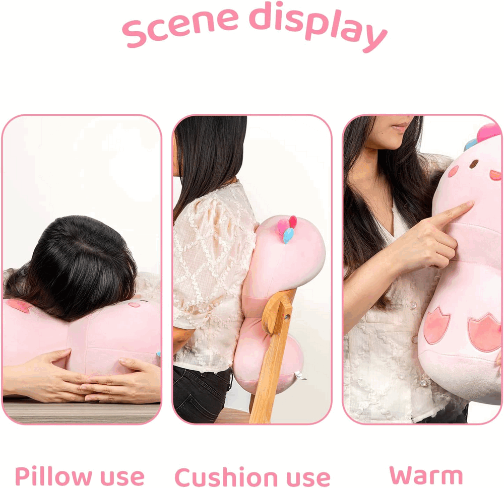Jucarie plus de 36 cm, culoare roz, forma ciupercuta, Mewaii [4]