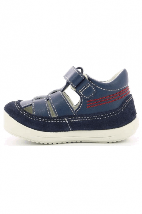 Kickers pantofi decupati cu scai, Kits Marine, Bleumarin, 20 EU [3]