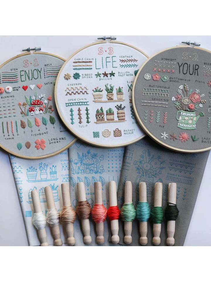 Kit broderie, 20 cm, multicolor - ZMH7 [4]