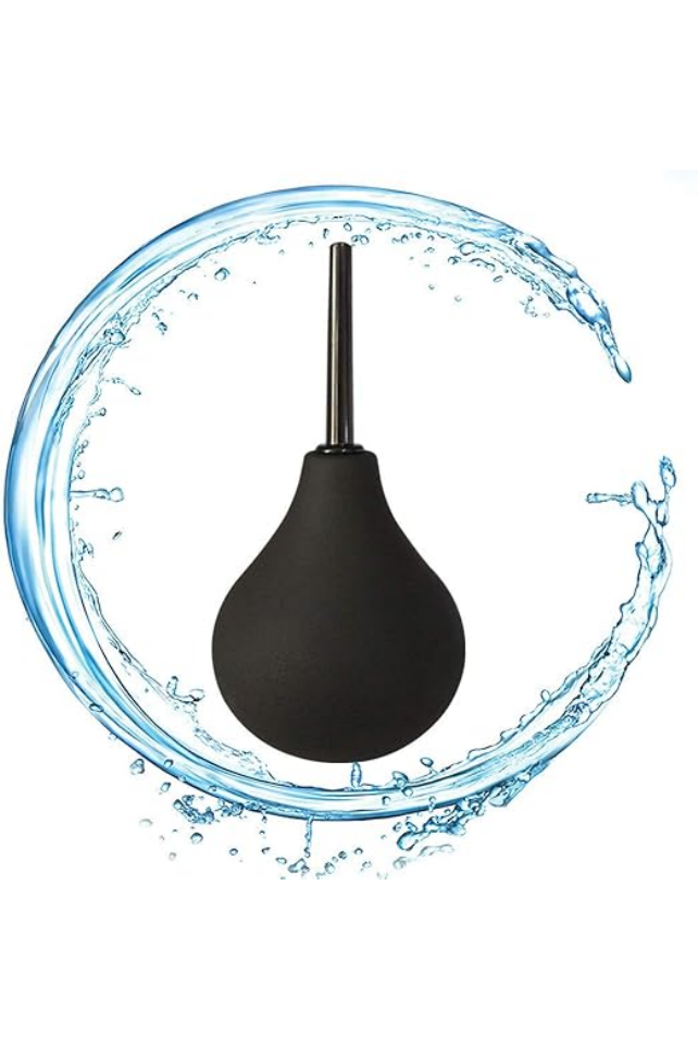 Kit curatare colon, set 2 pompe pentru Barbati si Femei, 160ml, Duza Fină, Reutilizabilă, Silicon, negru [4]