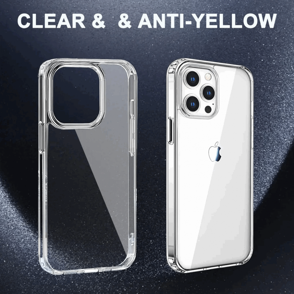 Kit de protecție completă pentru iPhone 15 Pro, husa transparenta si 2 folii de sticla de protectie, VAAR [2]