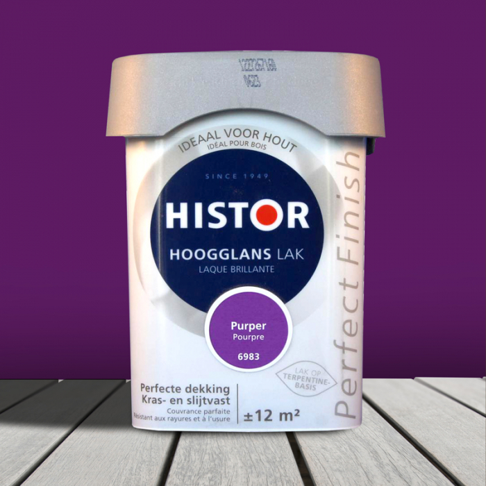 Lac colorat, Histor, pe baza de terebentina, violet-6983, 750 ml [2]