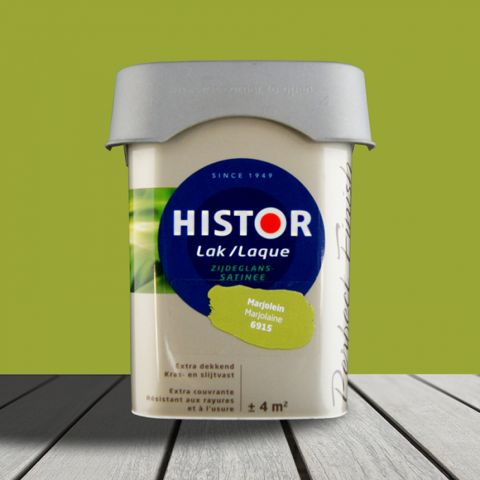 Lac colorat mat, Histor, pe baza de terebentina, Interior si exterior,verde-6915, 250 ml [2]