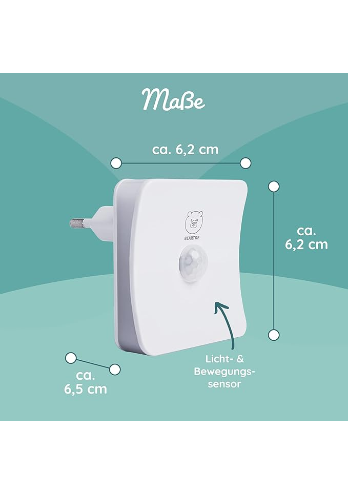 Lampă de Noapte cu Senzor de Mișcare, pentru camera copiilor, BEARTOP - 29Q7 [2]