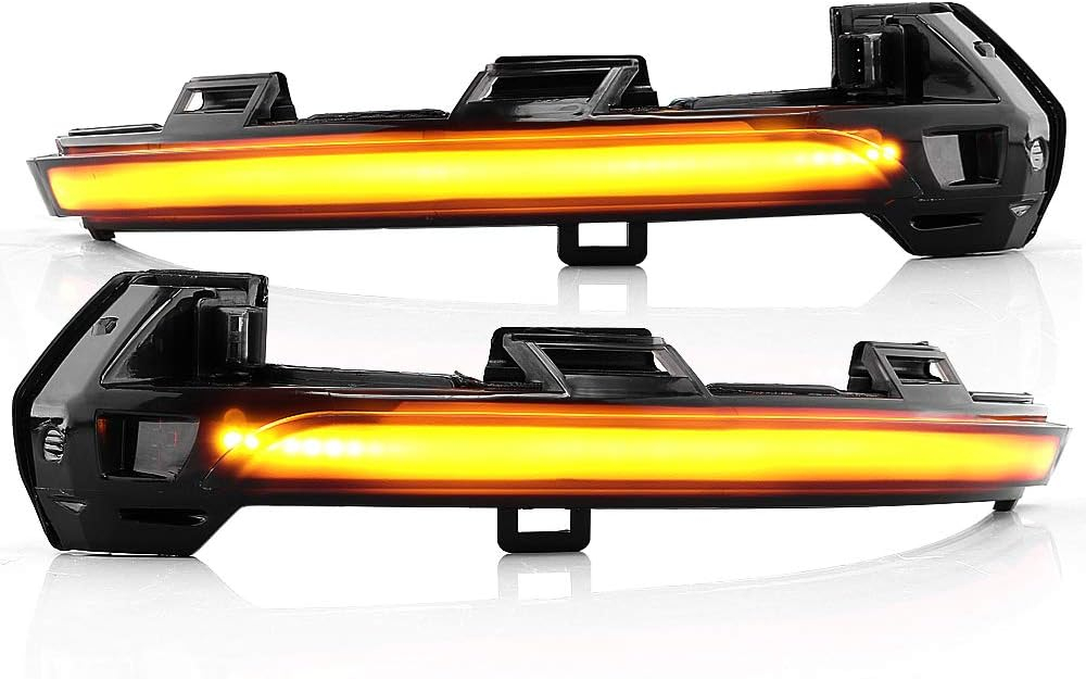 Lumină Dinamică de Semnalizare LIGHTDELUX, 2 Indicatoare Laterale pentru Oglindă, Stânga/Dreapta, pentru VW Passat B8 și Arteon, Negru, V-170640 [6]