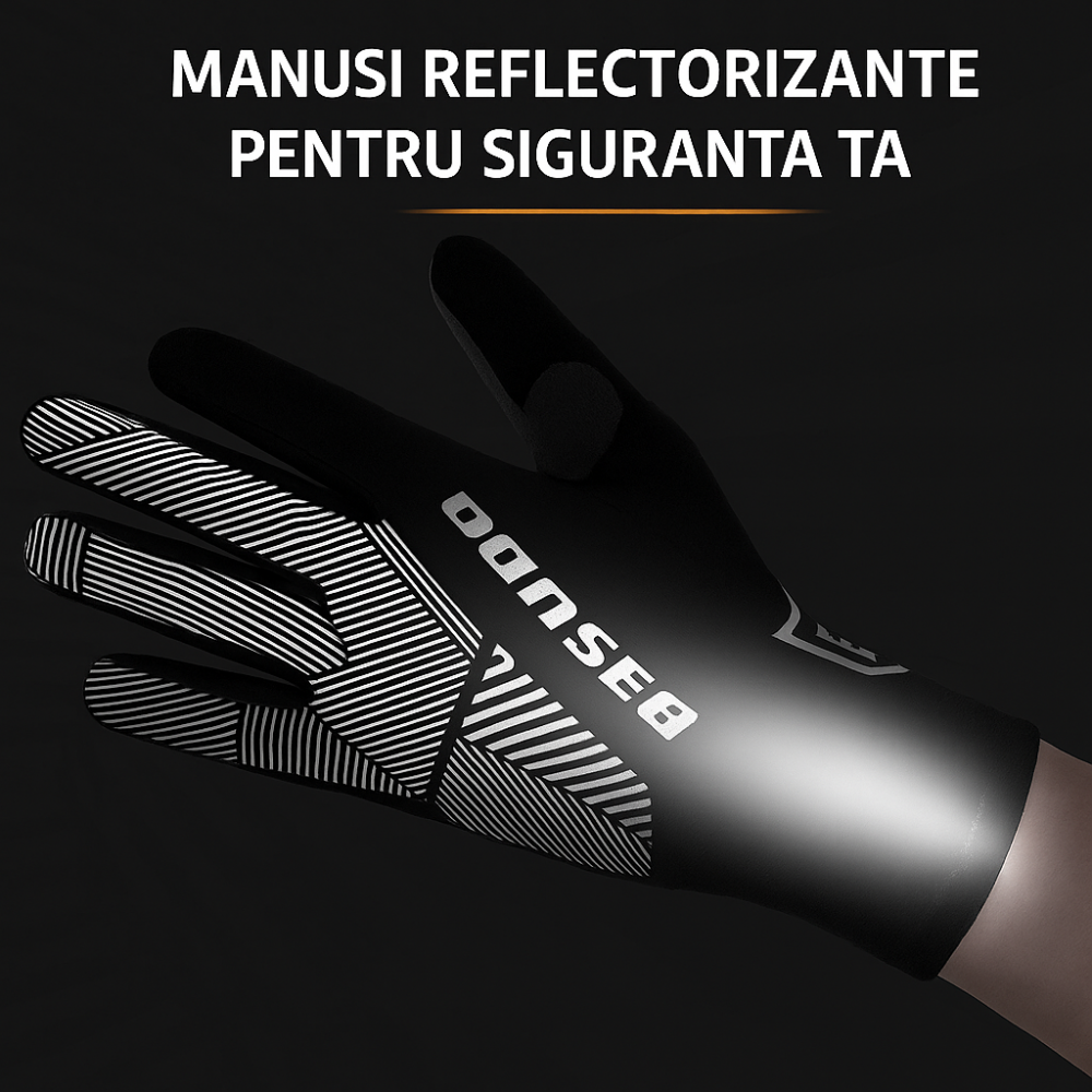 Manusi Ciclism, Confort, Siguranta si Functionalitate pentru Barbati si Femei, Besudo, negru [3]