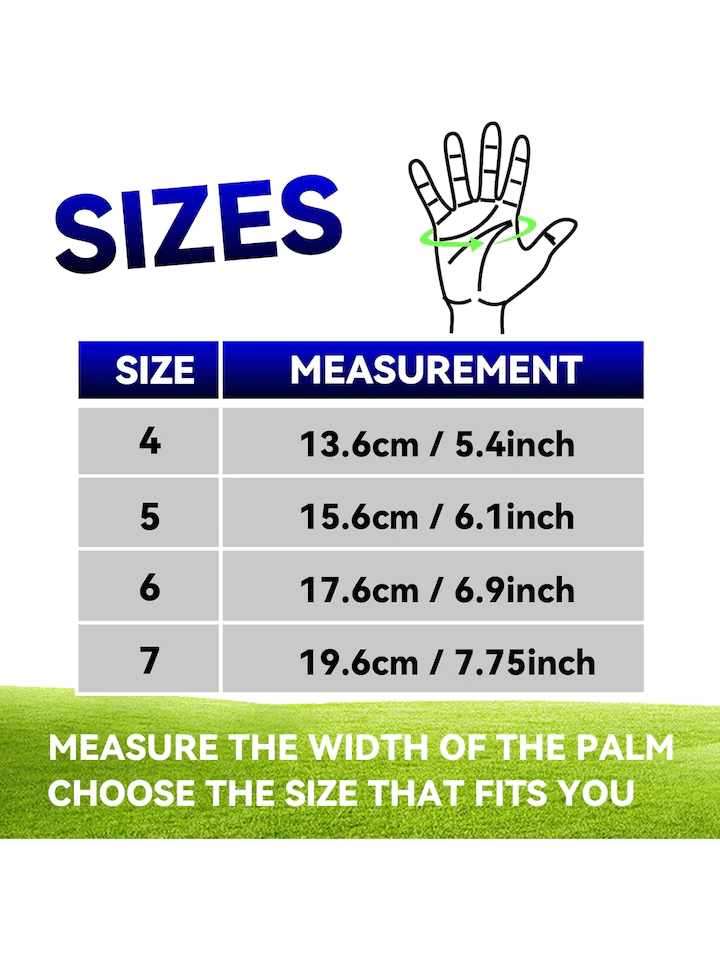 Manusi de Portar, WECDOIT, pentru Fotbal, Copii, Reglabile, Protectie multipla degete, Palma Anti - Alunecare, Rezistente la uzura, marime 4, Albastru [2]