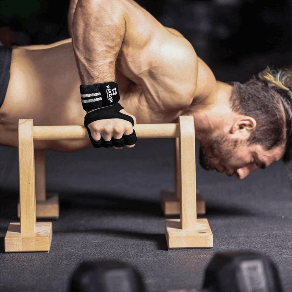 Mănușile pentru fitness si sala, din material respirabil, Warzish, marime M [2]
