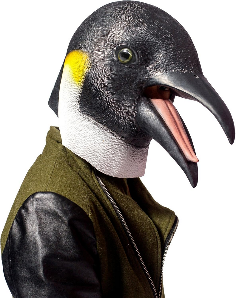 Masca Pinguin unisex, din latex natural, ideala pentru Halloween sau petreceri tematice [1]