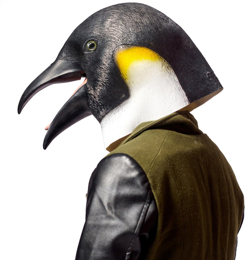 Masca Pinguin unisex, din latex natural, ideala pentru Halloween sau petreceri tematice [4]