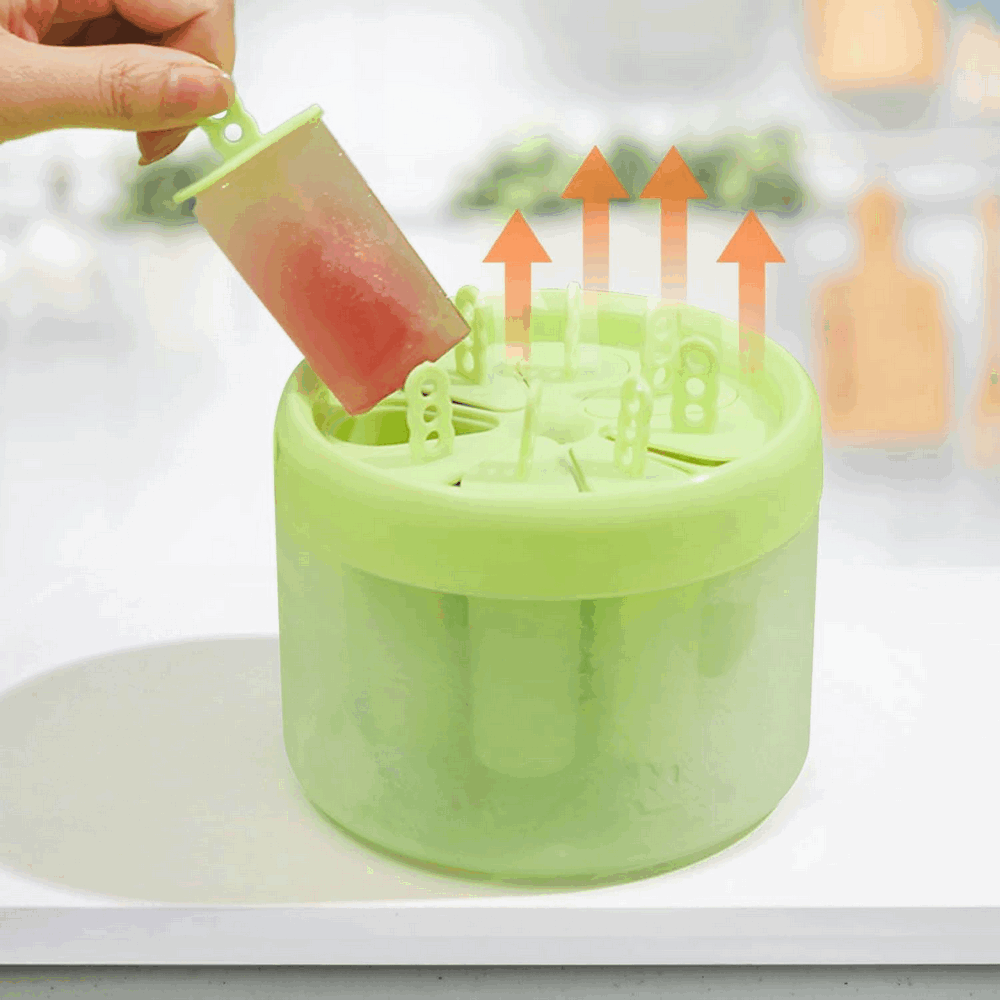 Matrita pentru inghetata, 8 compartimente, Verde [3]