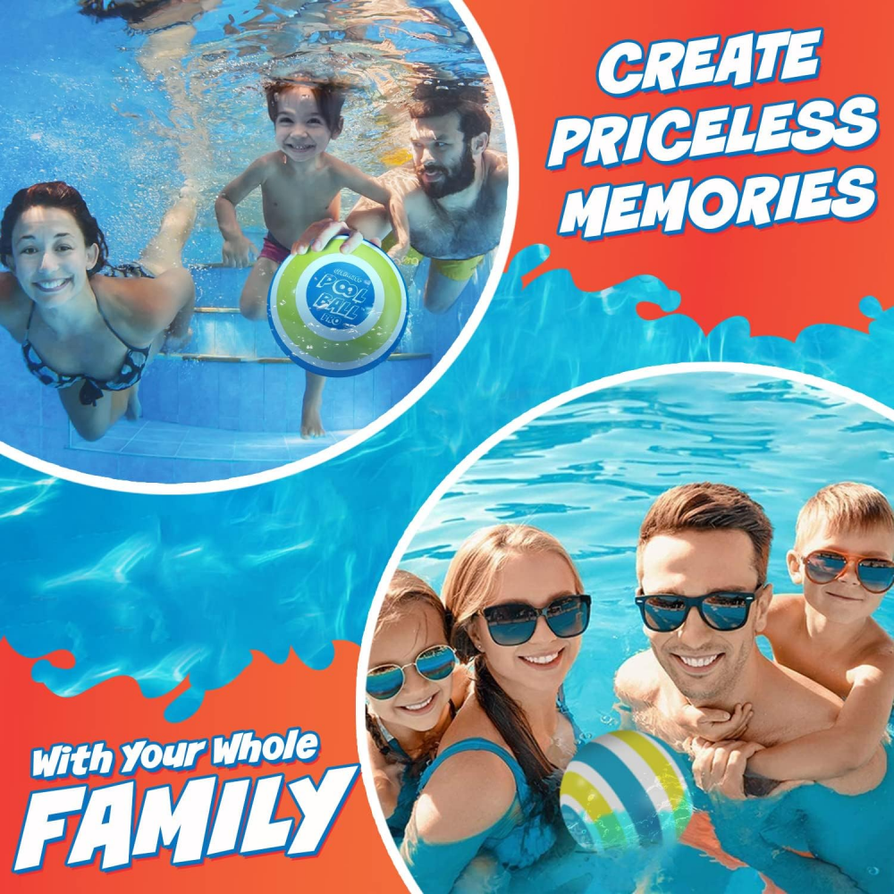 Minge pentru distractie in piscina, jocuri subacvatice, ActiveLife,15 cm, 6+ ani [10]