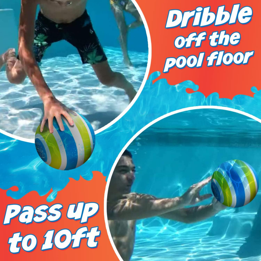 Minge pentru distractie in piscina, jocuri subacvatice, ActiveLife,15 cm, 6+ ani [8]