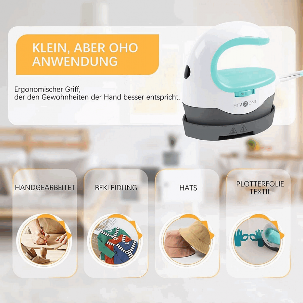 Mini presa imprimare termica, multifunctionala, portabila, pentru haine, tricouri si diverse articole, cu transfer de caldura [2]