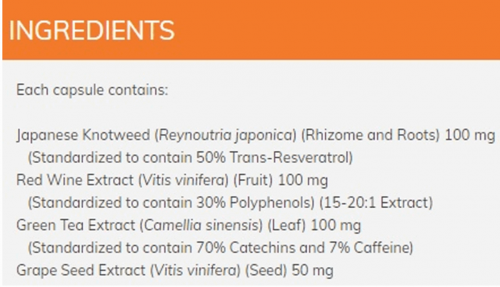 Supliment alimentar Now Foods Resveratrol natural 200mg, 60 Capsule [2]