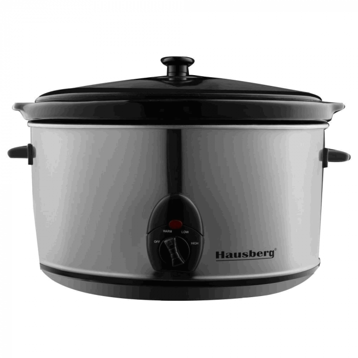 Oala electrica cu capac sticla termorezistenta, Hausberg HB 1300, 3.5 L, 200 w [1]