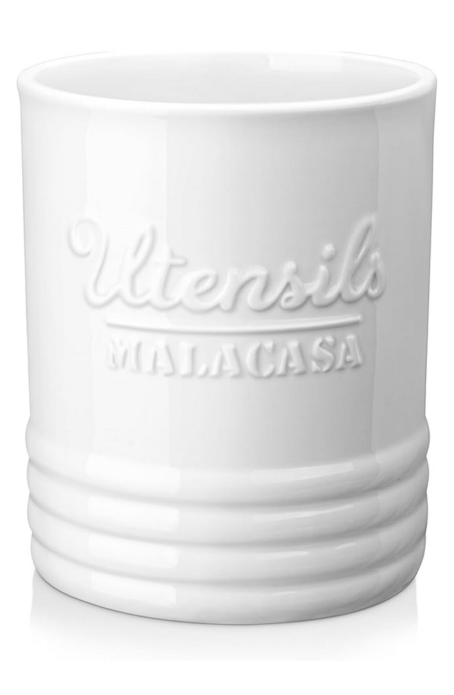 Organizator de Utensile de Bucătărie din Porțelan ALB 8Q49 [6]