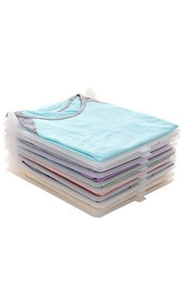 Organizator pentru dulap, Organicer,  Set de 10, alb [5]