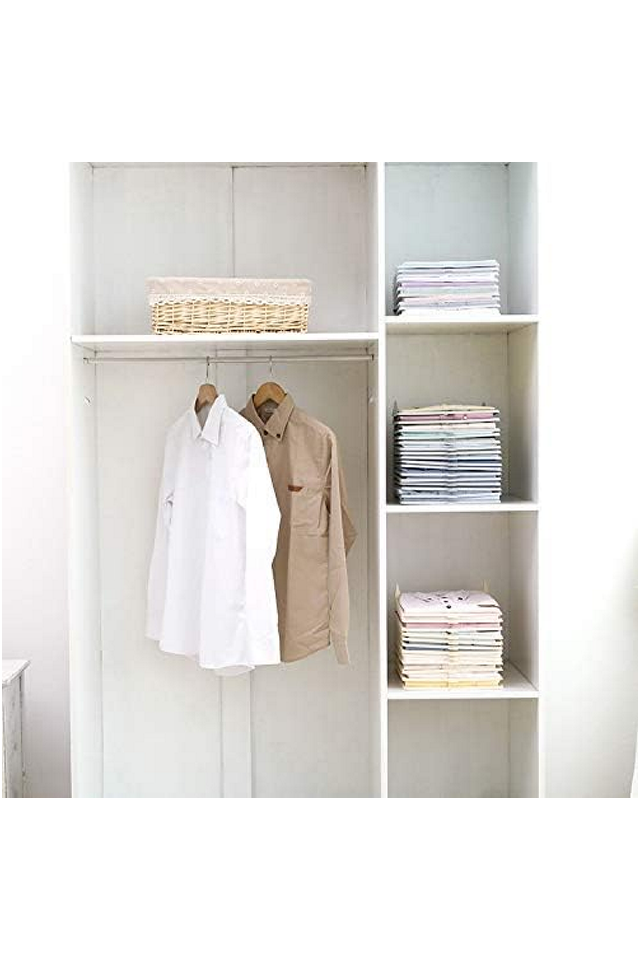 Organizator pentru dulap, Organicer,  Set de 10, alb [3]