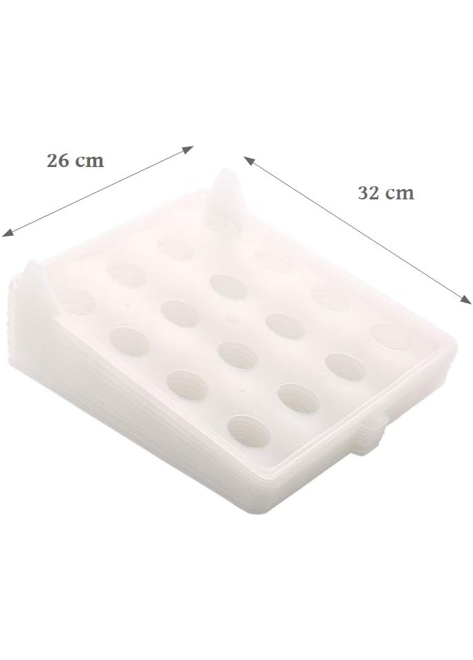 Organizator pentru dulap, Organicer,  Set de 10, alb [4]