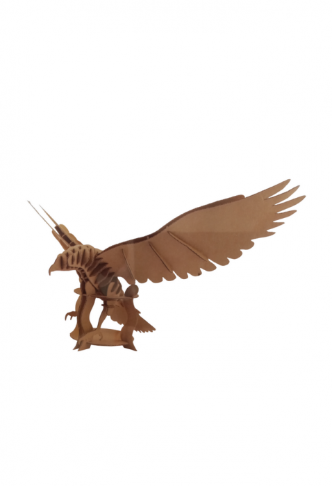 Origami din carton 3D, Eagle, 42 piese [1]