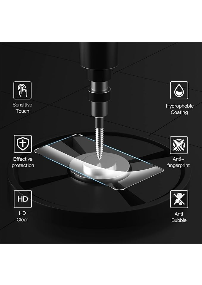 Pachet 2+2 protectie ecran si camera, Google Pixel 9 Pro, transparente, din sticla, Natbok [5]