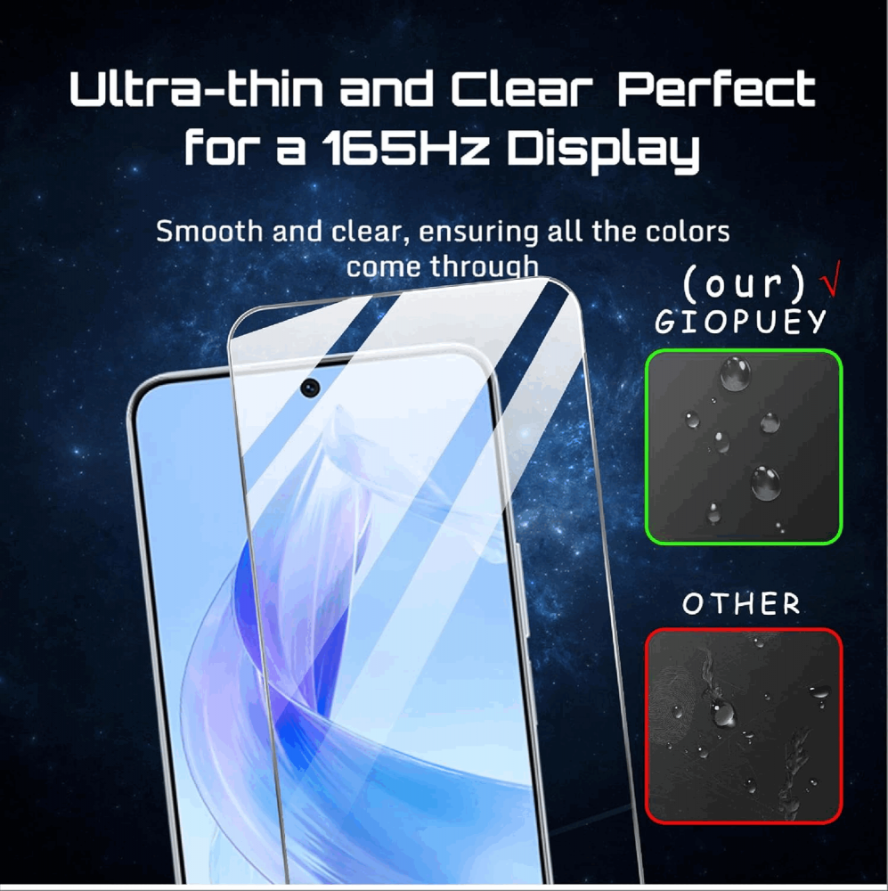 Pachet 2 seturi de Protecție Completă pentru Honor 90 Lite 5G, GIOPUEY, JXLP [3]