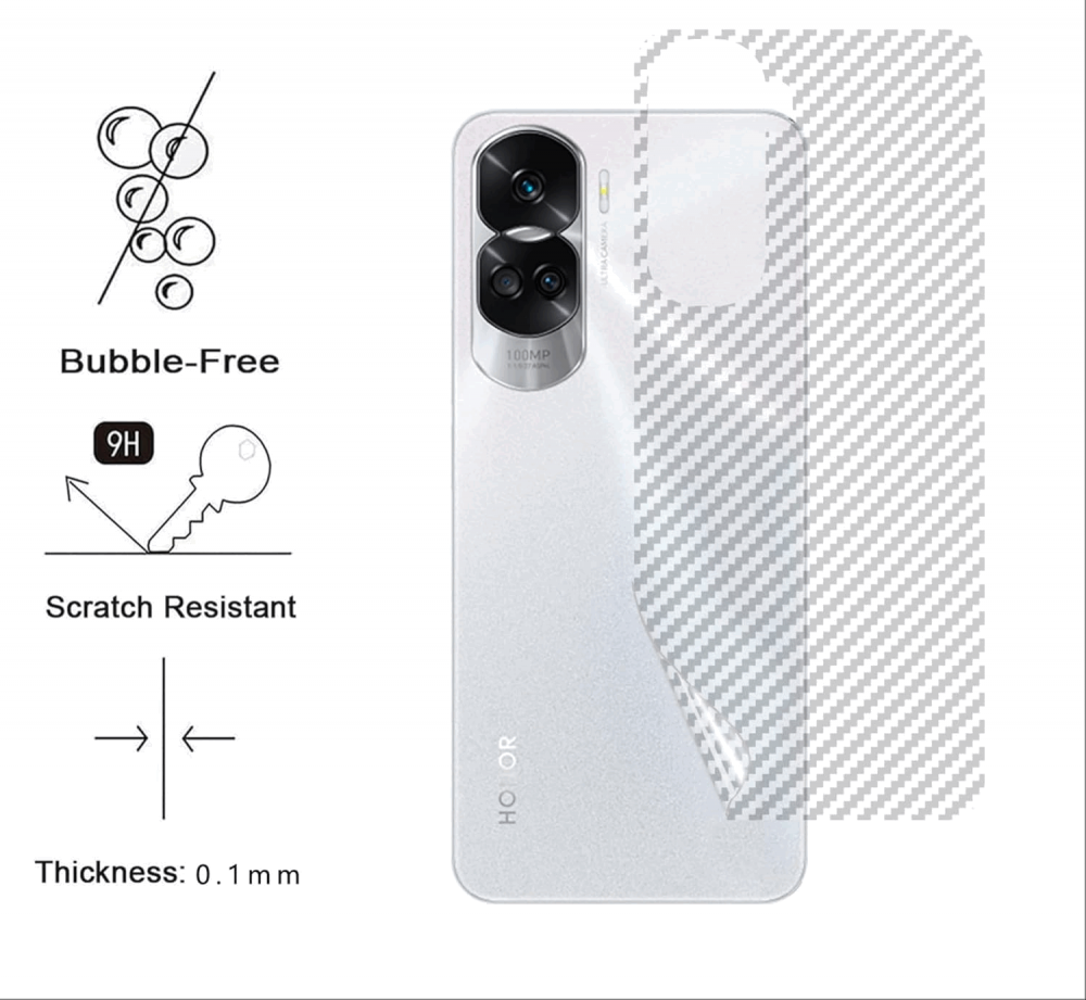 Pachet 2 seturi de Protecție Completă pentru Honor 90 Lite 5G, GIOPUEY, JXLP [4]