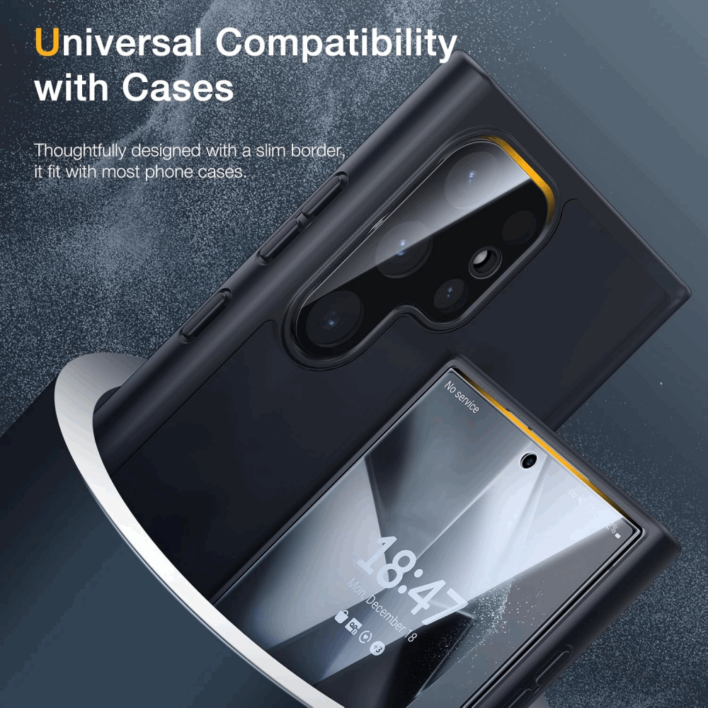 Pachet 2x Protecție Ecran și Cameră pentru Samsung Galaxy S24 Ultra, EGV, ZN1H [5]