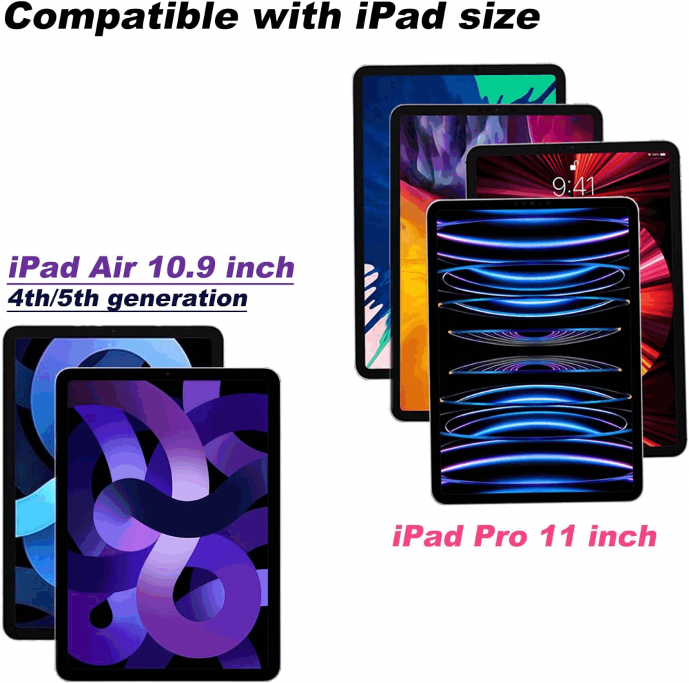 Pachet cu 2 protectii de Ecran din Sticlă Securizata pentru iPad Air 4/5 și iPad Pro 11 Inch, Abrity, 4LNZ [3]