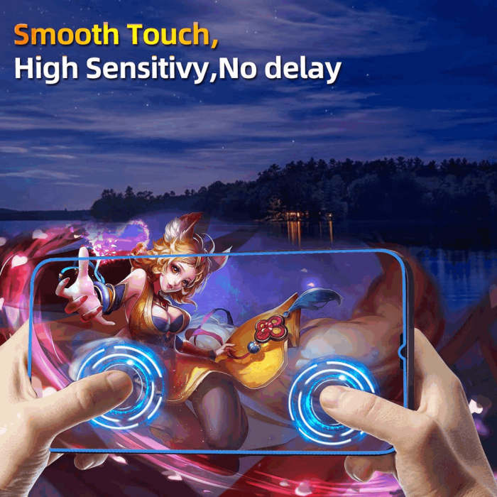 Pachet de 2 folii de protecție pentru Samsung Galaxy A13 4G, duritate 9H, folie de sticlă, protecție ecran ultra-HD rezistentă la zgârieturi, anti-bule, Oduio [5]