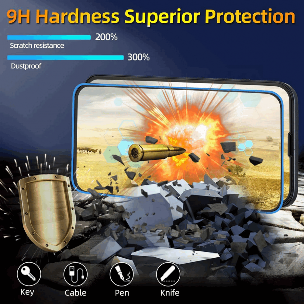 Pachet de 2 folii de protecție pentru Samsung Galaxy S21FE 5G, duritate 9H, folie de sticlă, protecție ecran ultra-HD rezistentă la zgârieturi, anti-bule, Oduio [7]