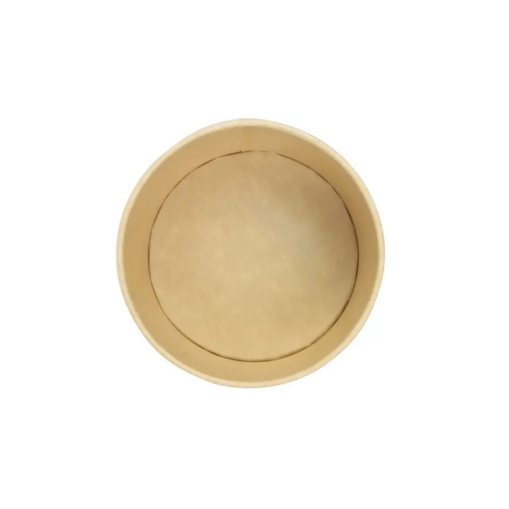 Pahare ecologice pentru înghețată, maro natur – 150 ml / 6 oz, 50 buc [3]