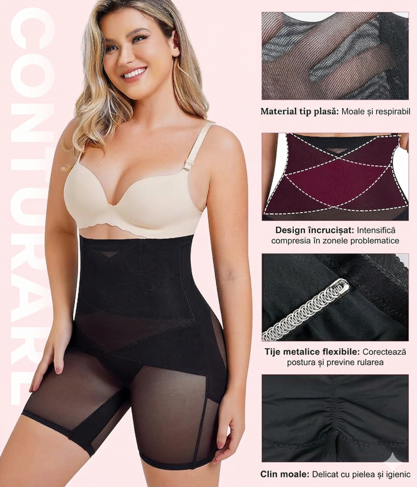 pantalon-scurt-modelator-talie-inalta-control-abdomen [4]