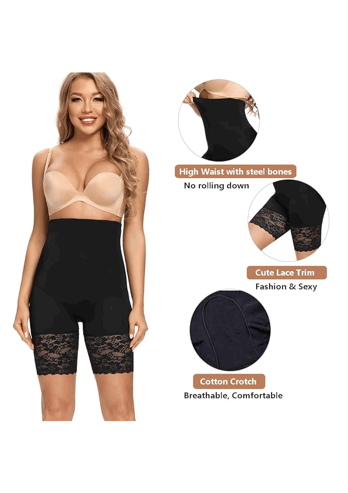 Pantaloni modelatori pentru abdomen și talie, Joyshaper, negru, 2XL, RSTR [3]