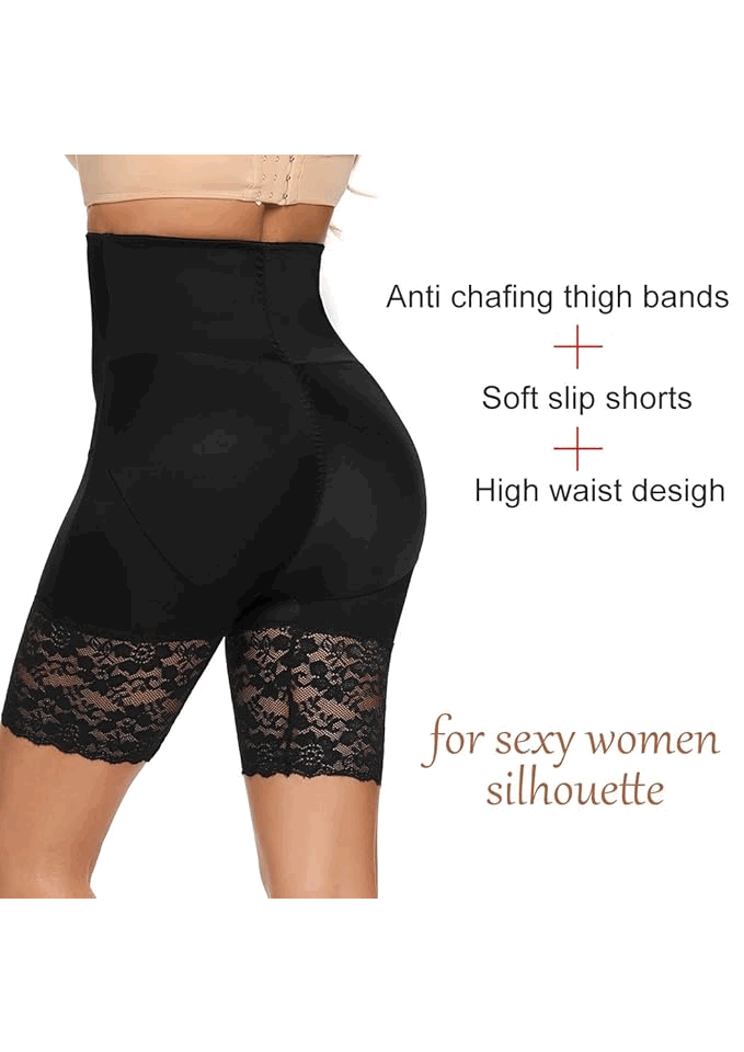 Pantaloni modelatori pentru abdomen și talie, Joyshaper, negru, 2XL, RSTR [2]